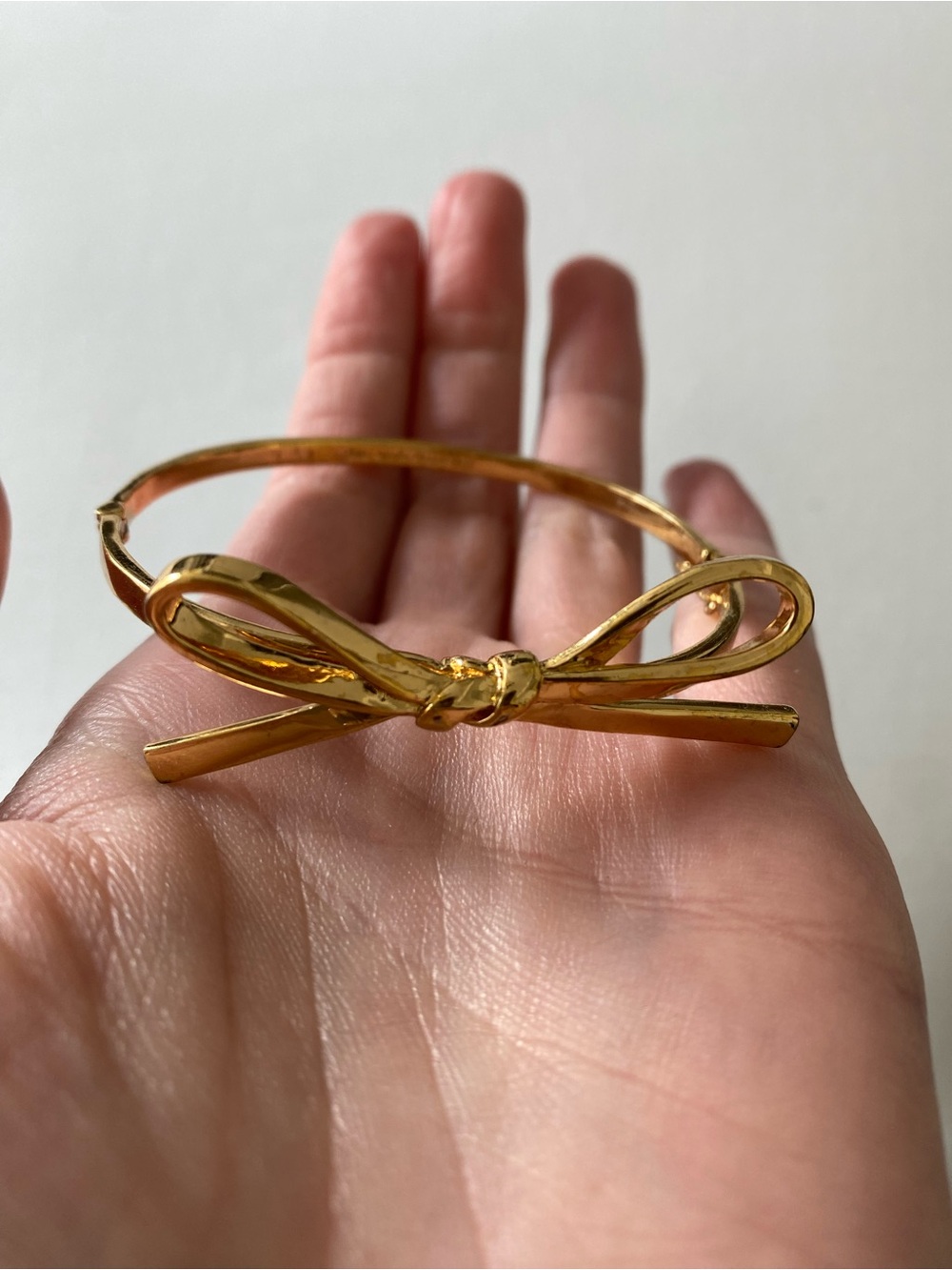 kate spade Gold Bow Bangle Bracelet